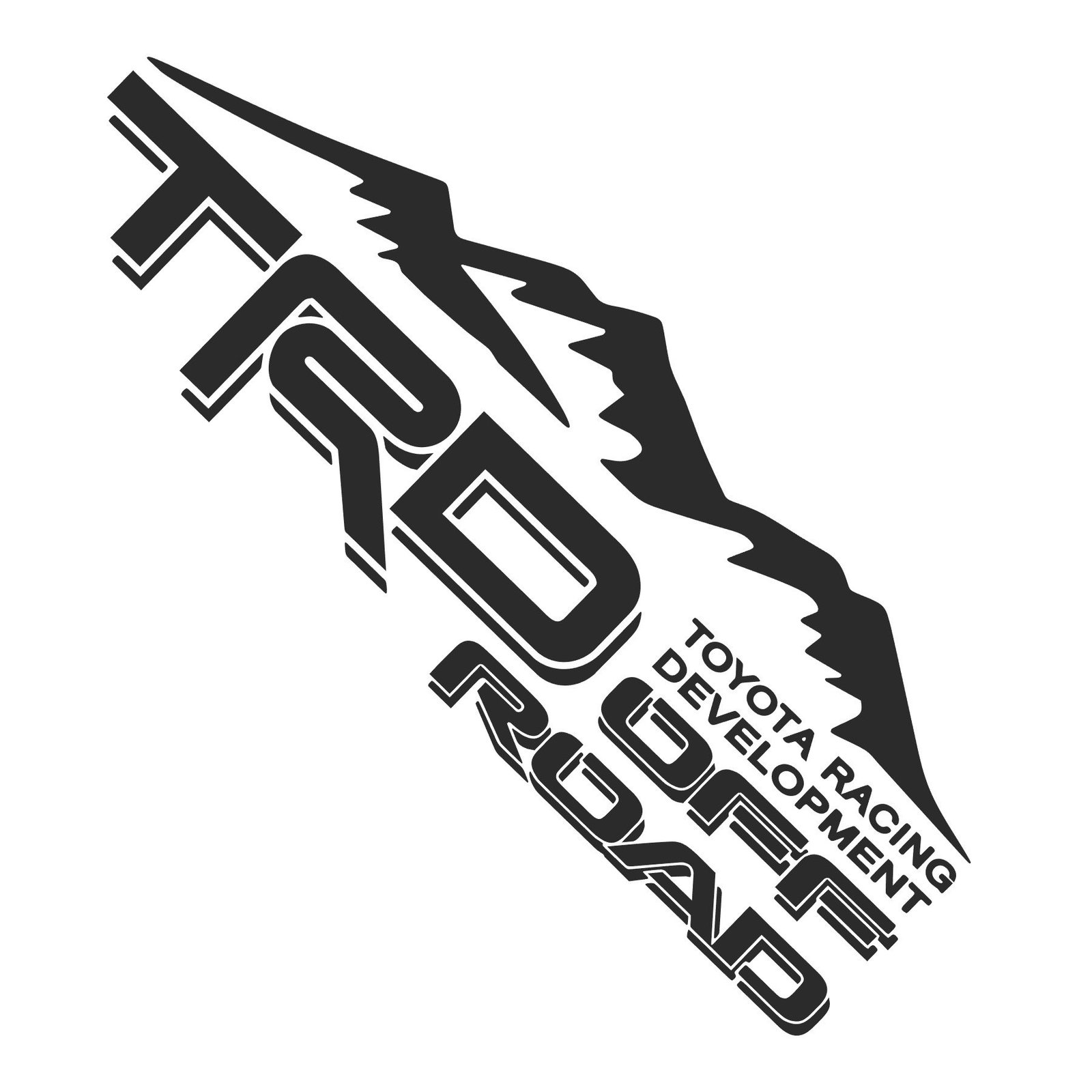 TRD Off Road Mountain Vinyl Decal 2 Pack,Toyota ,Tundra, Tacoma ,Truck, bedside, Sticker Easy Install Peel and Stick Die Cut NEW as Ordered - Image 3