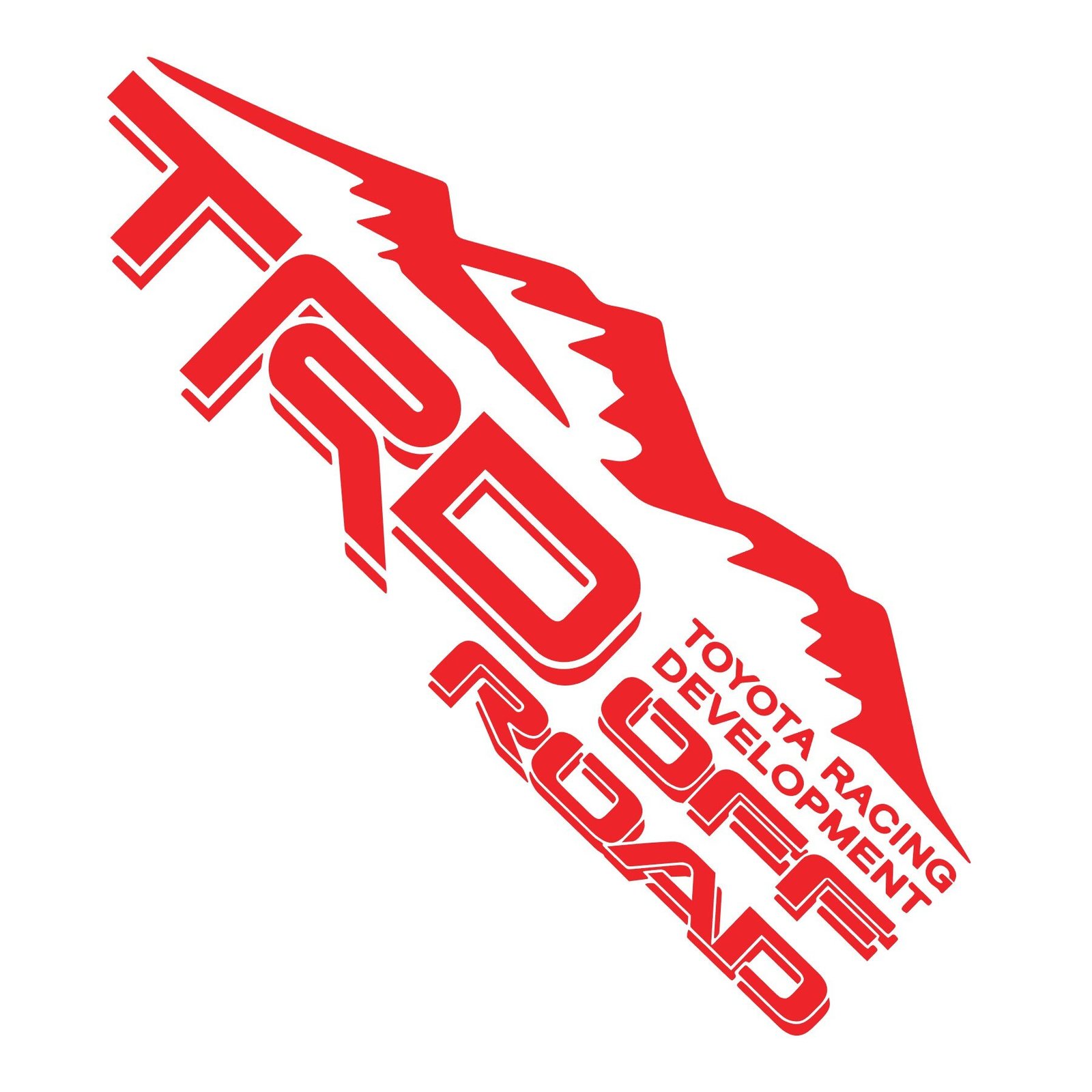 TRD Off Road Mountain Vinyl Decal 2 Pack,Toyota ,Tundra, Tacoma ,Truck, bedside, Sticker Easy Install Peel and Stick Die Cut NEW as Ordered - Image 4
