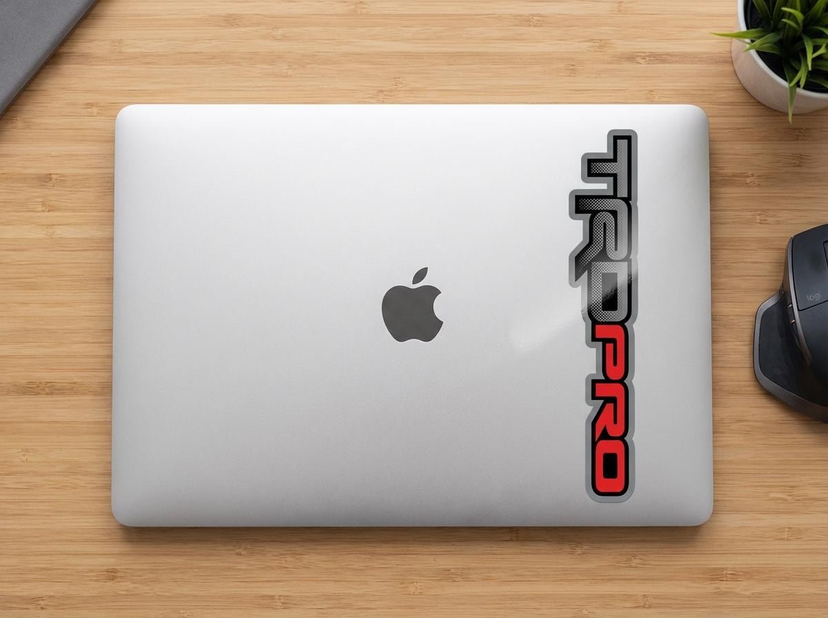 Set of 2 TRD PRO Vinyl Decal Stickers Toyota Racing Development Indoor/Outdoor - Image 4