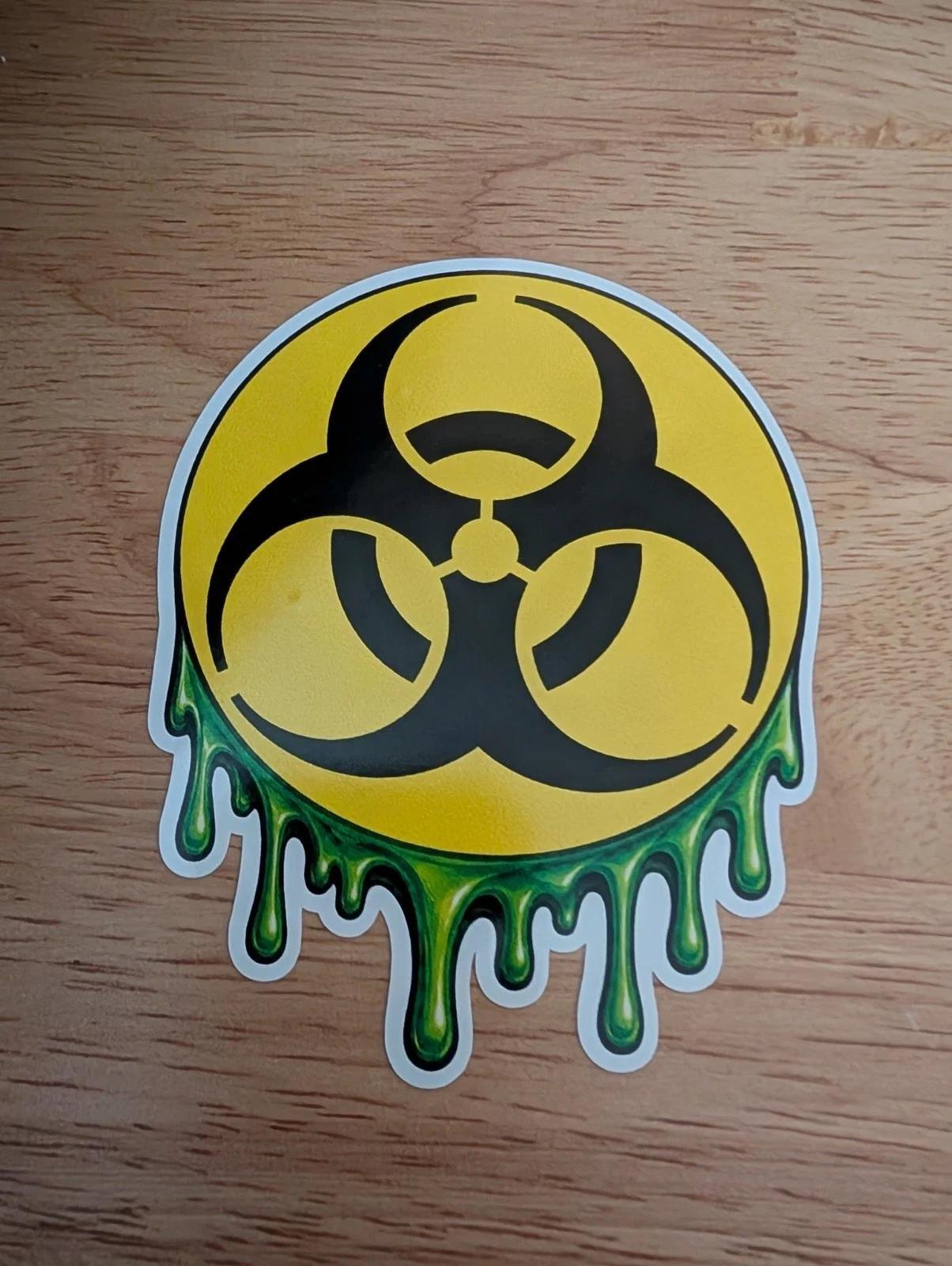 Biohazard Goo Sticker | Radioactive Goo Decal | Waterproof Vinyl Sticker for Car, Toolbox, Laptop - Image 2